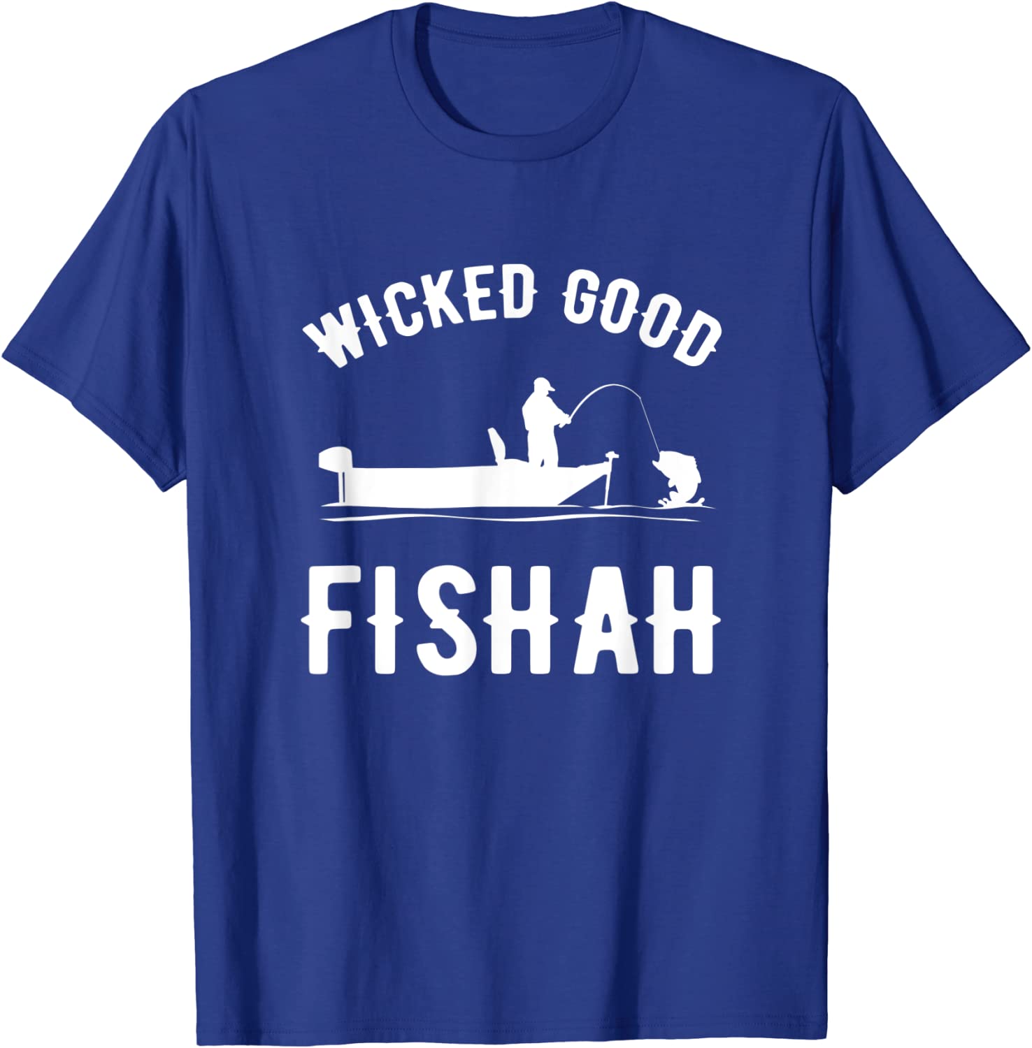 wicked good fishah t-shirt