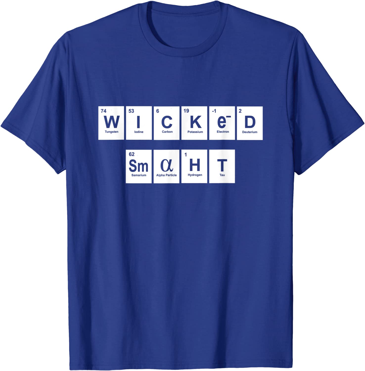wicked smaht periodic elements t-shirt