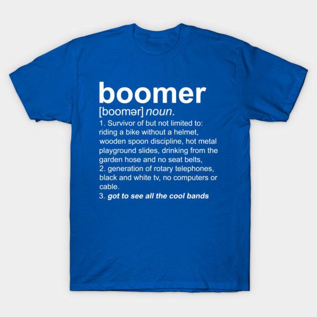 boomer definition t-shirt