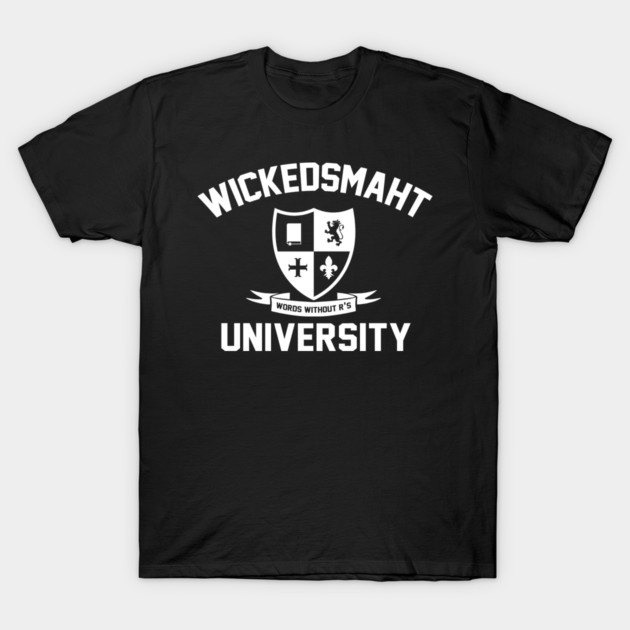 wicked smaht university t-shirt